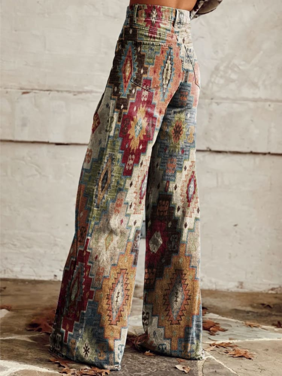 Vintage Flared Trousers by Nomad Mosaic