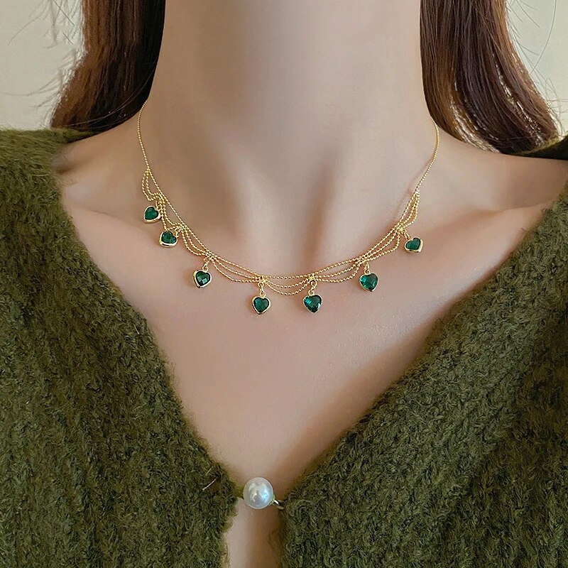 Love Heart Pendant Necklace