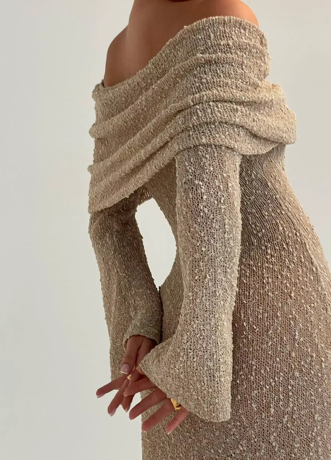 Sylvie | Asymmetrical Off-Shoulder Dress