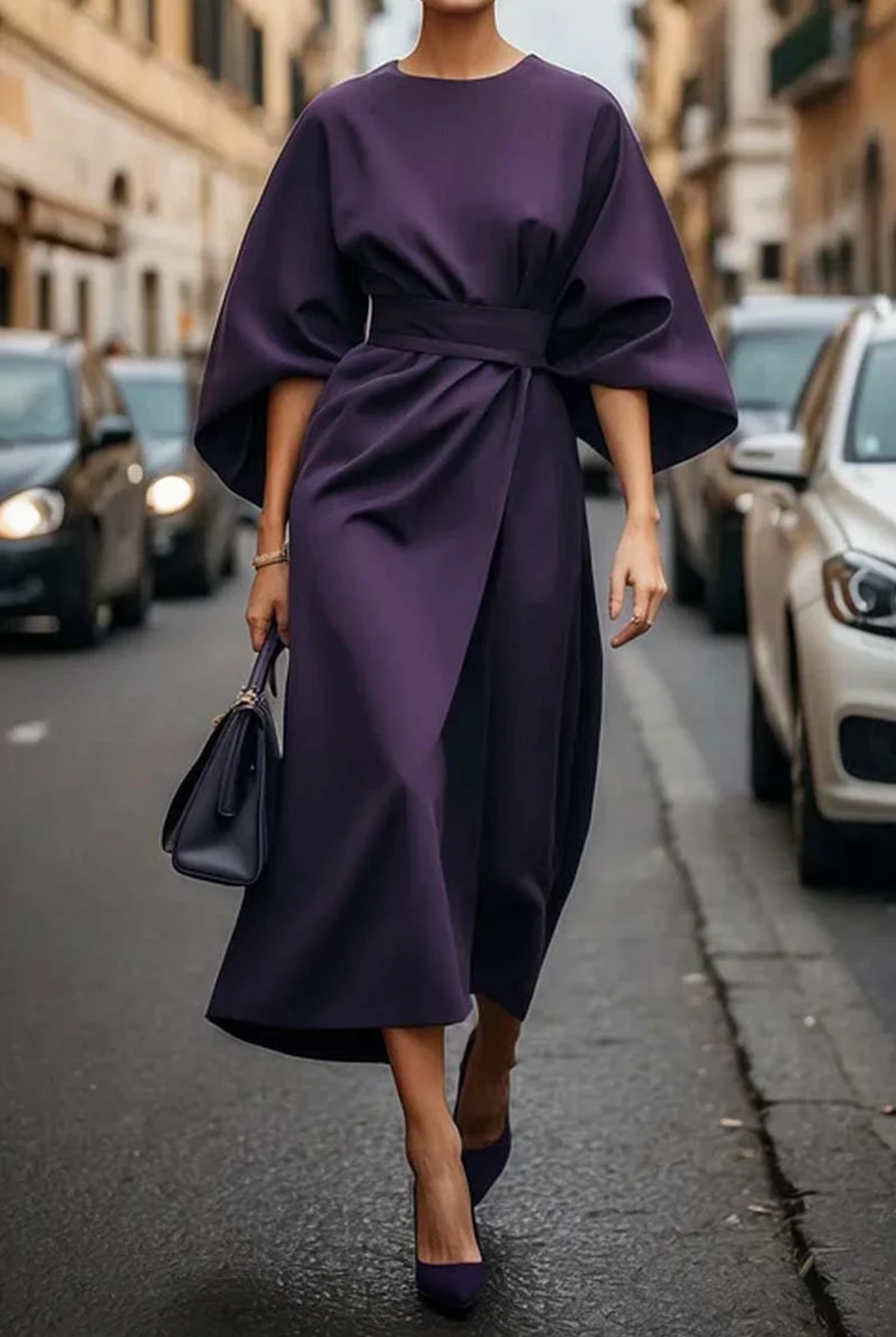 Emma | Oversized Sleeve Dress