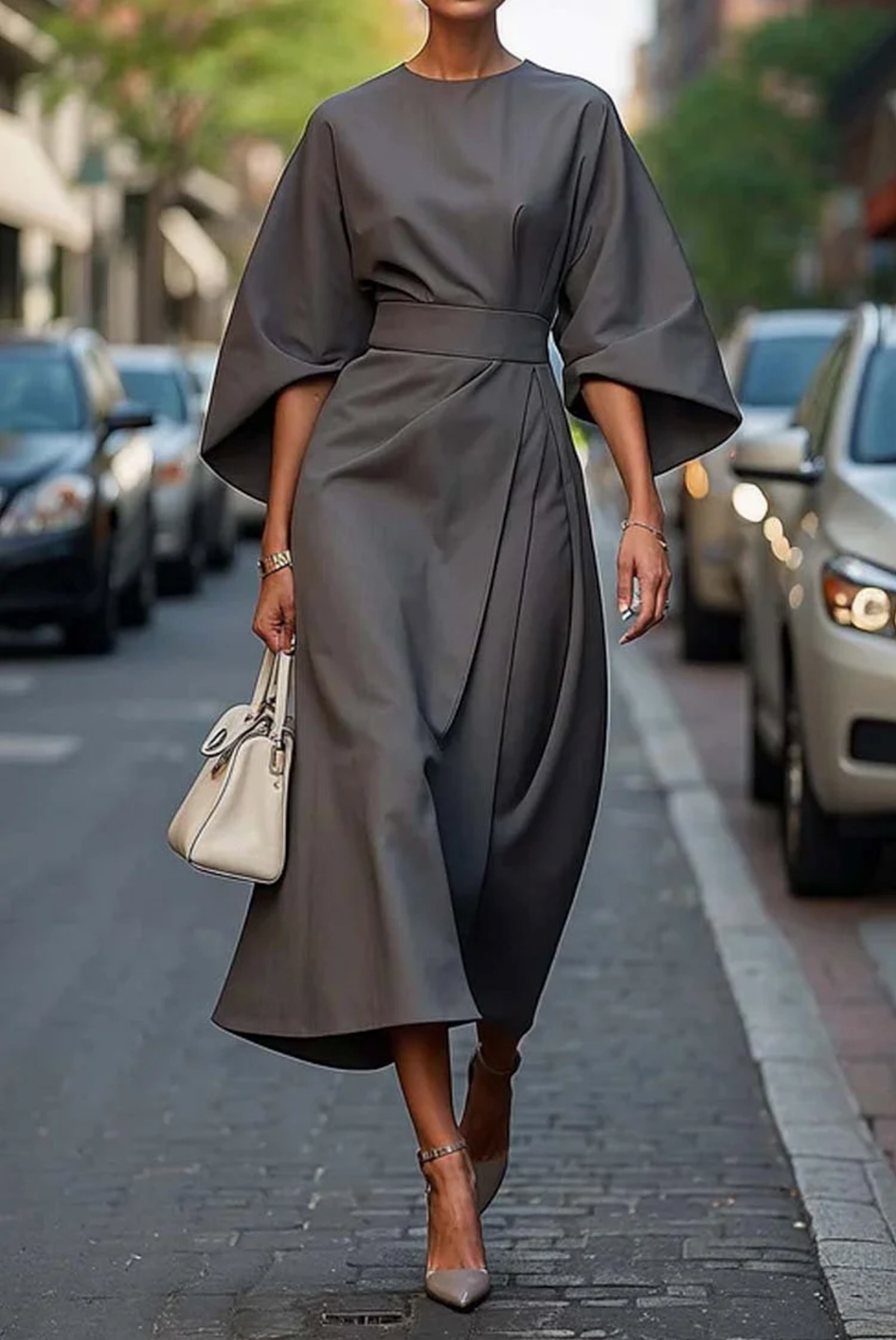 Emma | Oversized Sleeve Dress