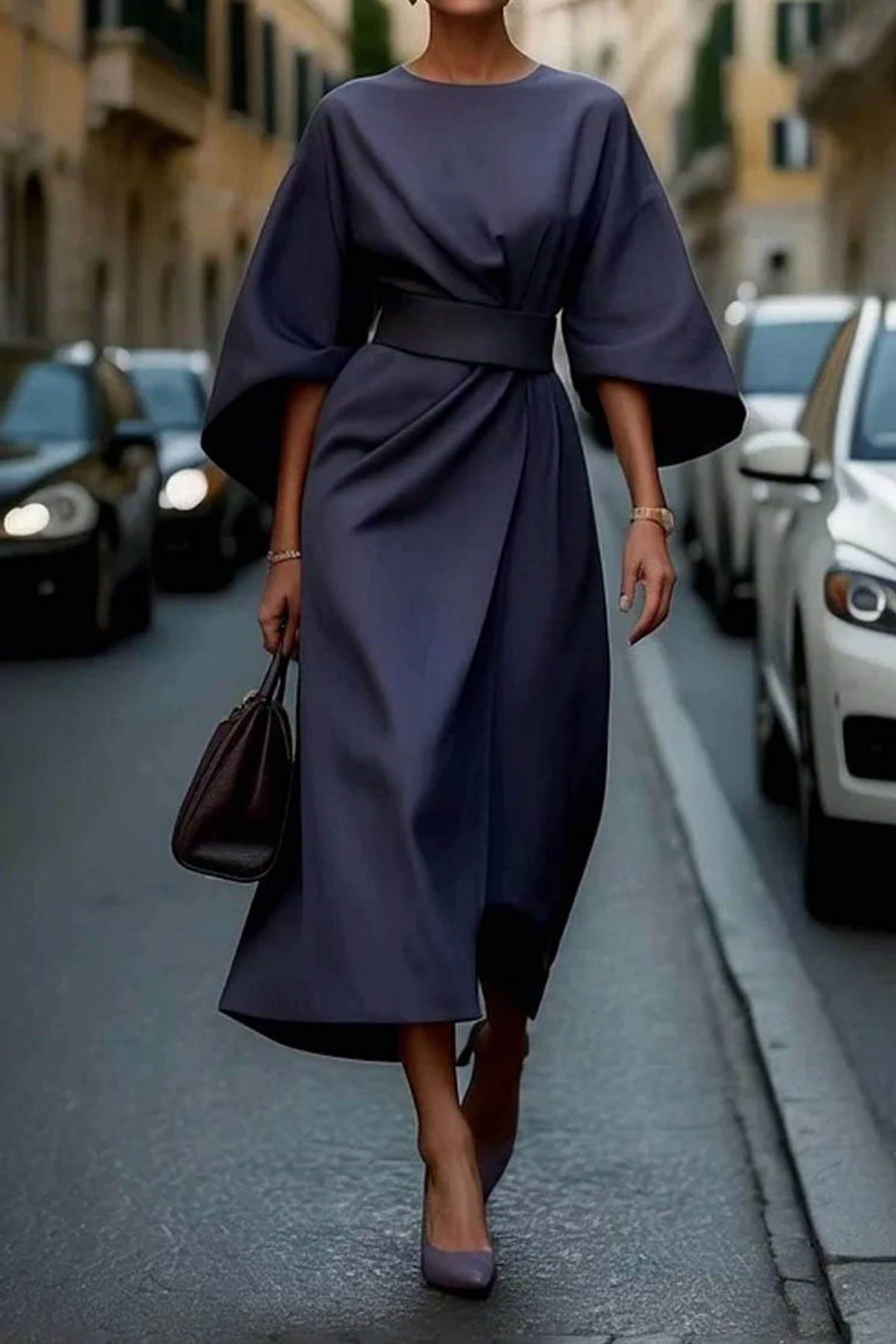 Emma | Oversized Sleeve Dress