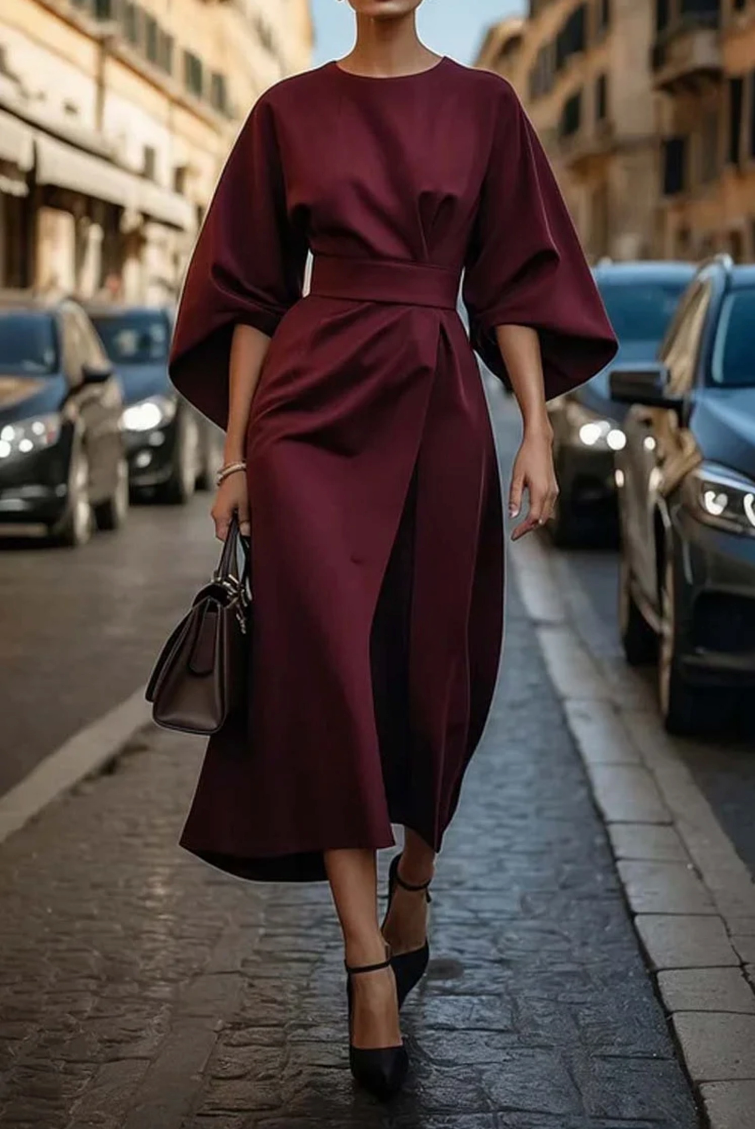 Emma | Oversized Sleeve Dress