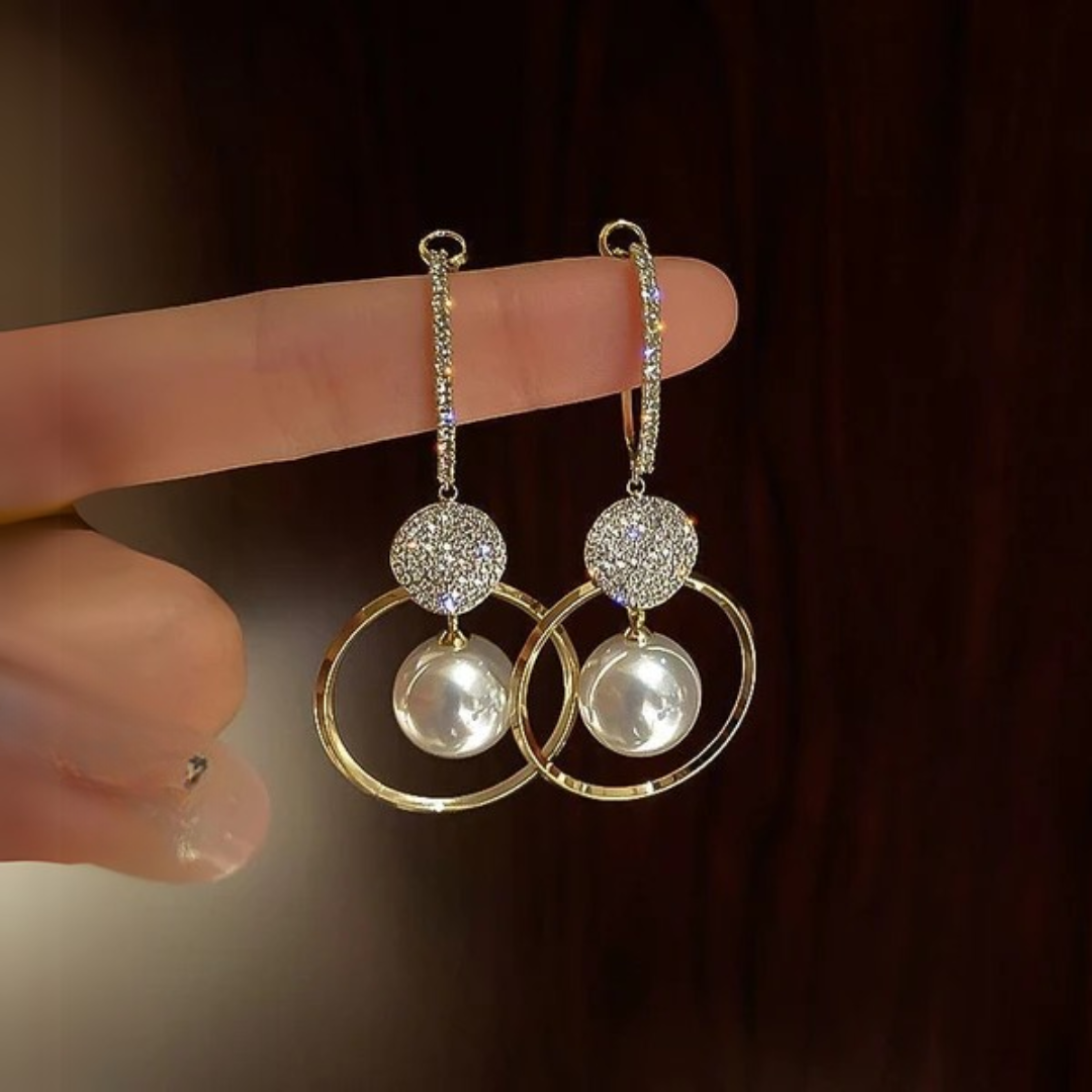 Elegant Pearl Drop Earrings