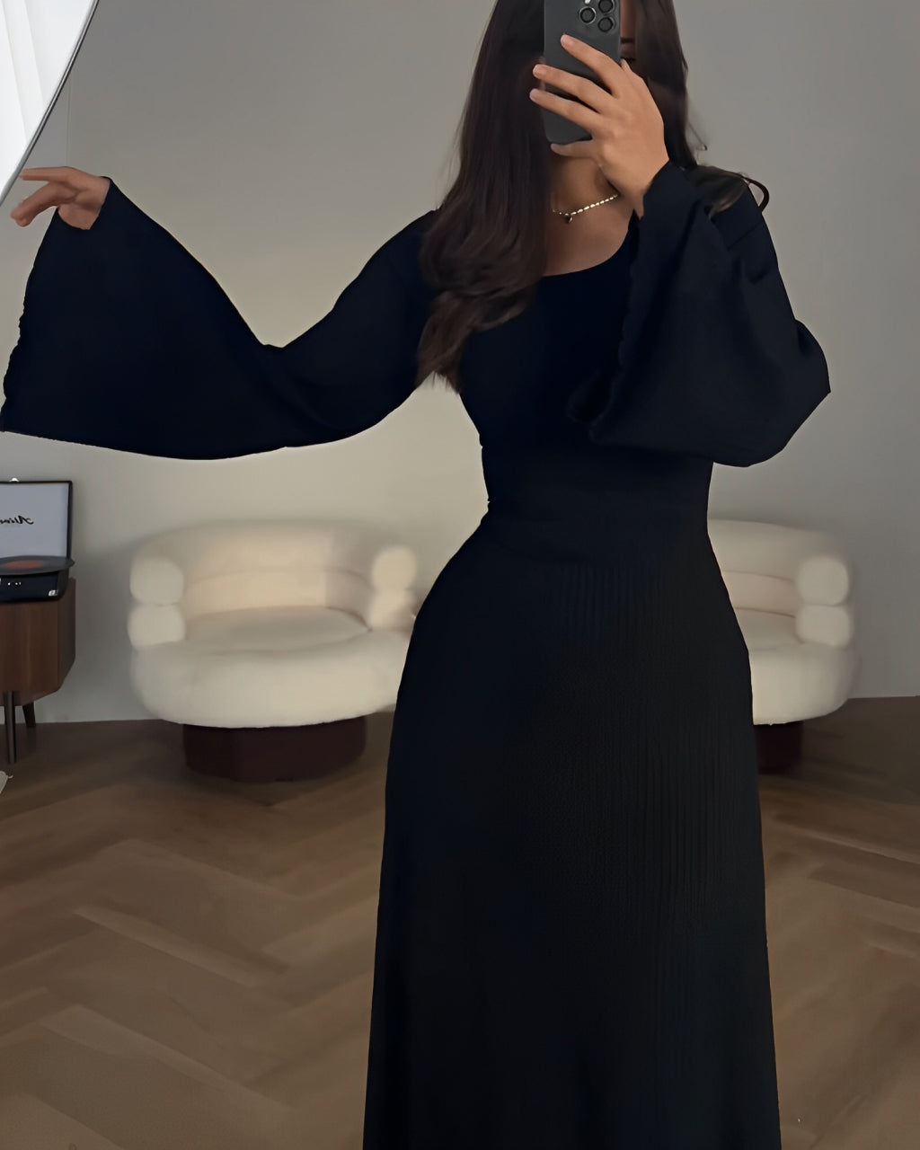 Chic Knit Maxi Dress