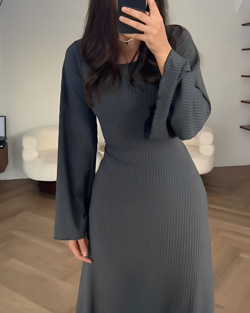 Chic Knit Maxi Dress