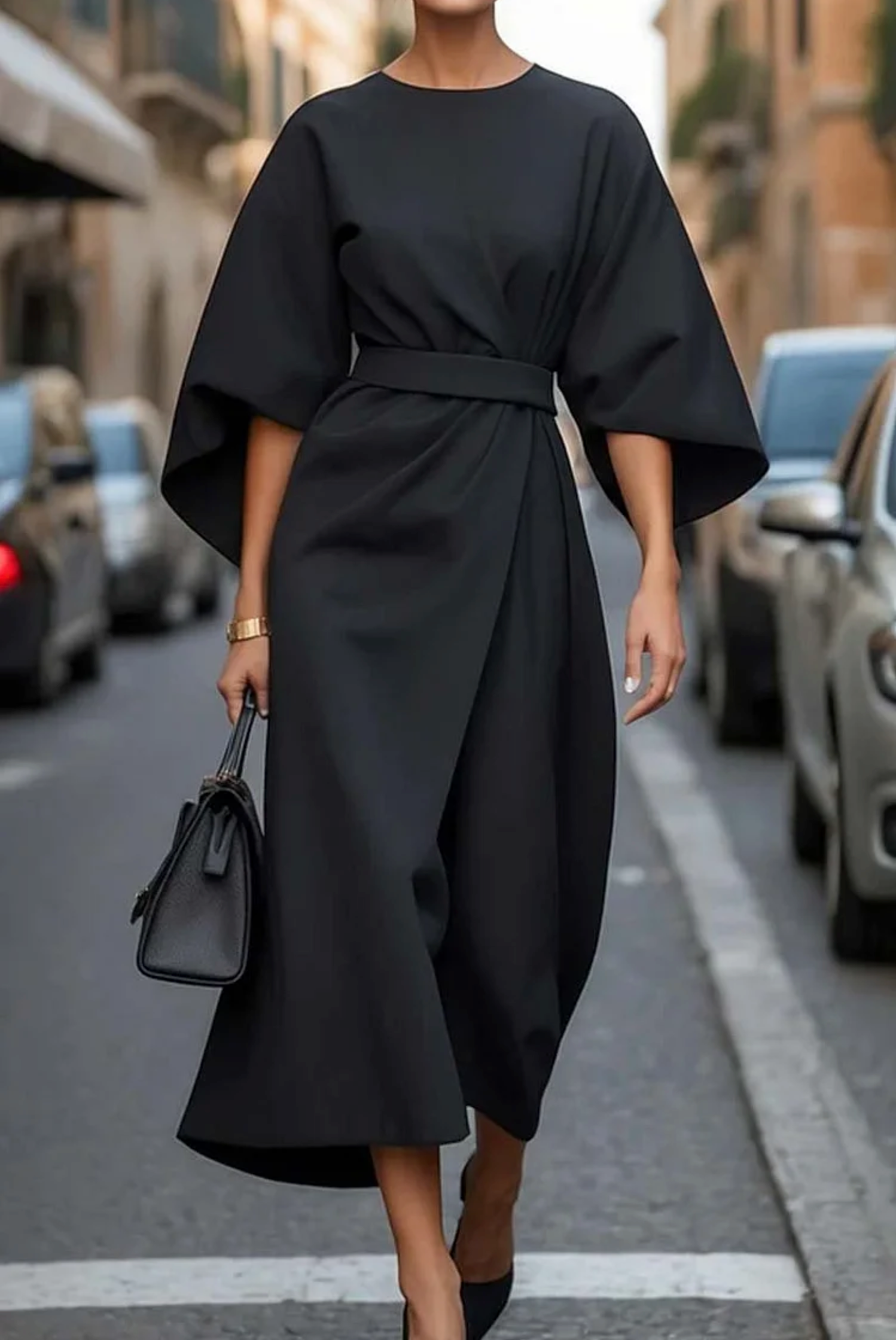 Emma | Oversized Sleeve Dress