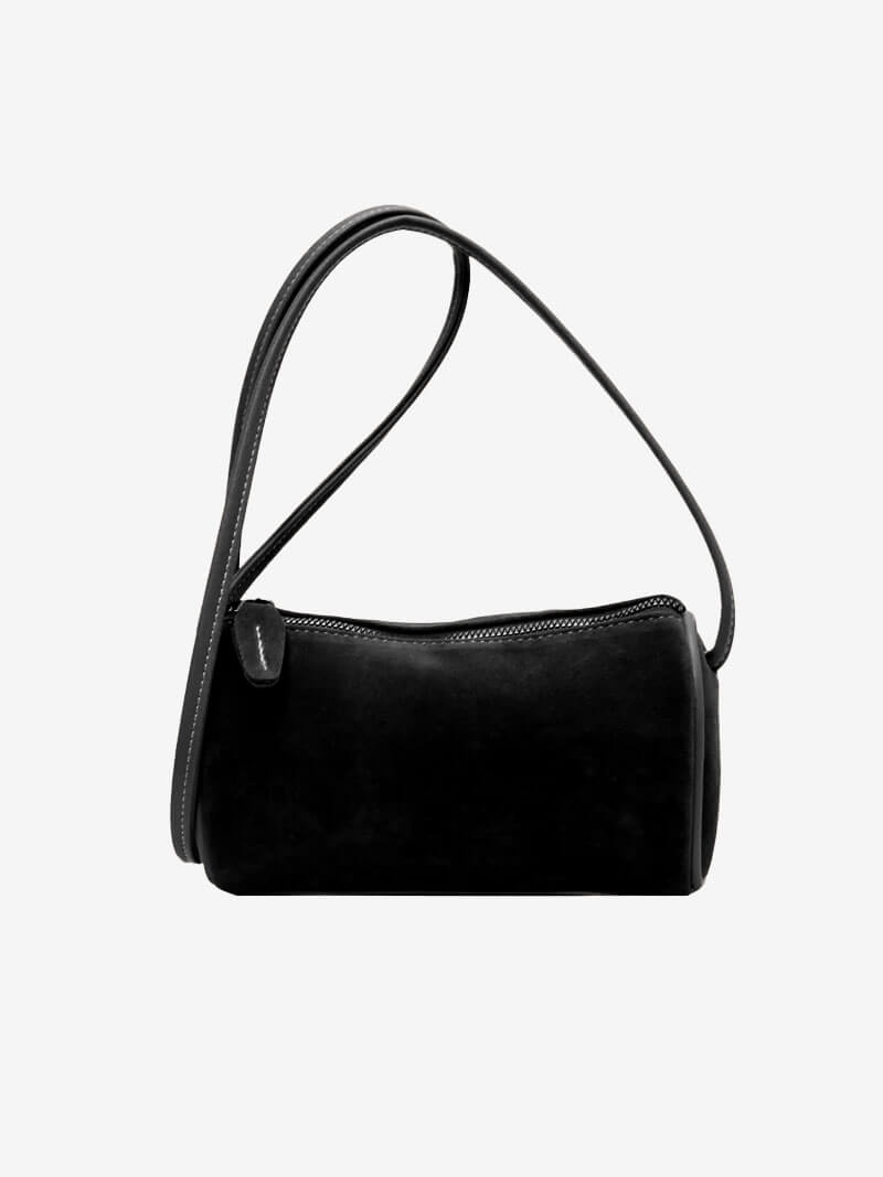 Crimson Suede Handbag