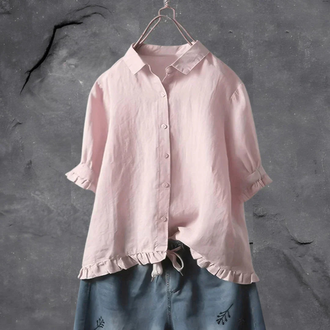 Viera™ - Pleated Detail Blouse