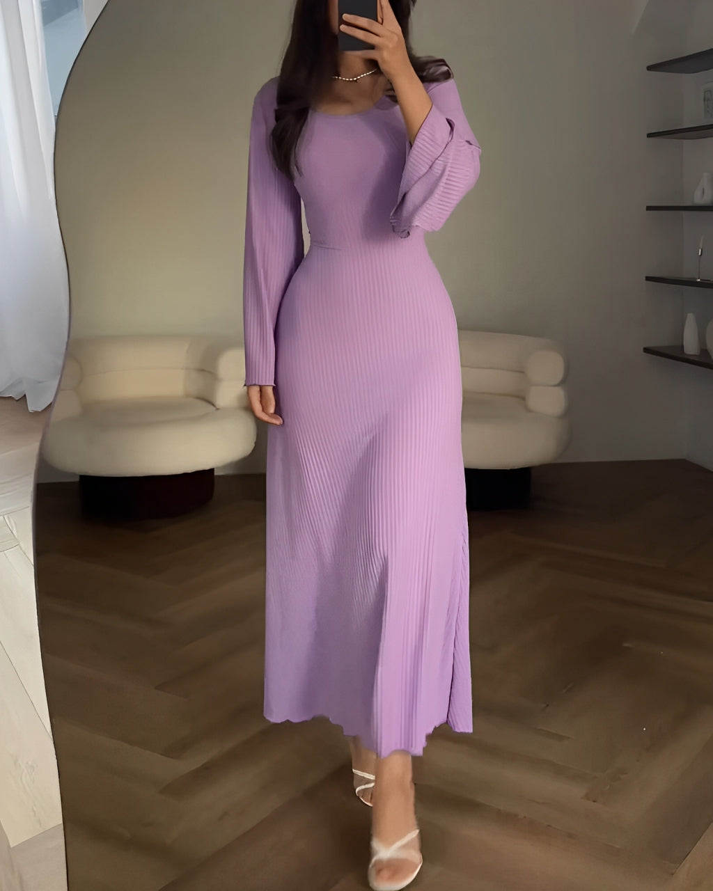 Chic Knit Maxi Dress