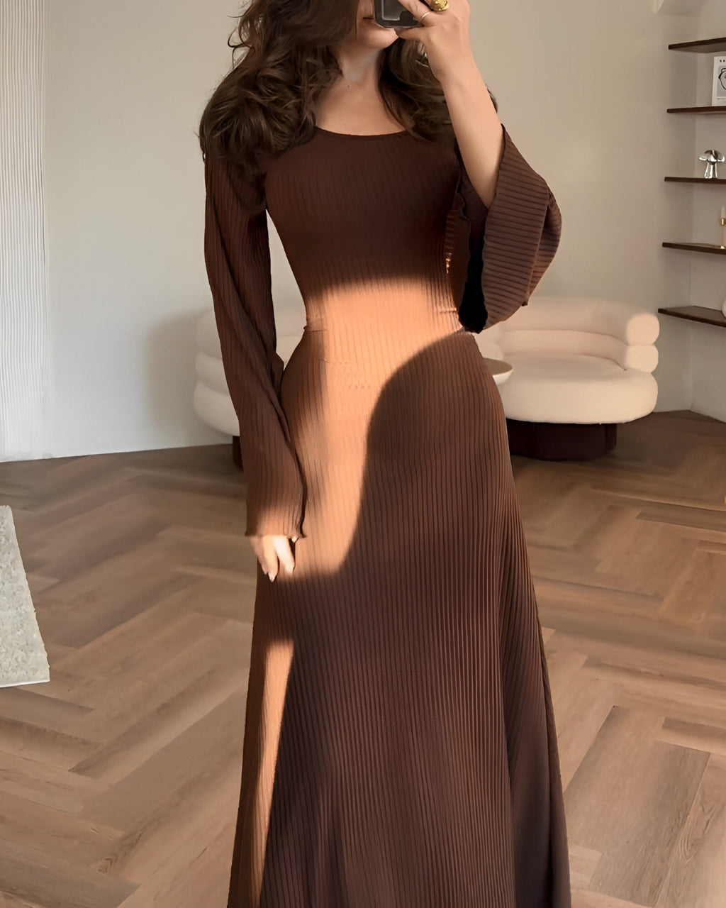 Chic Knit Maxi Dress