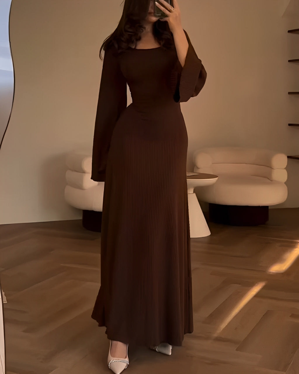 Chic Knit Maxi Dress