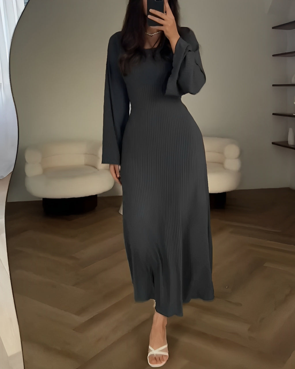 Chic Knit Maxi Dress